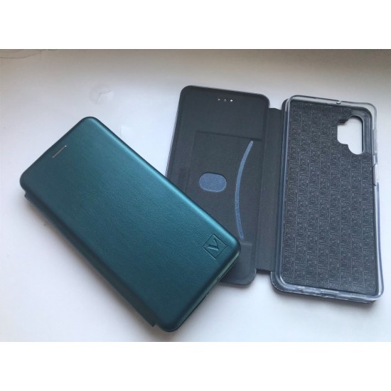 Samsung Galaxy A32 5G dėklas knygutė Diva, žalias