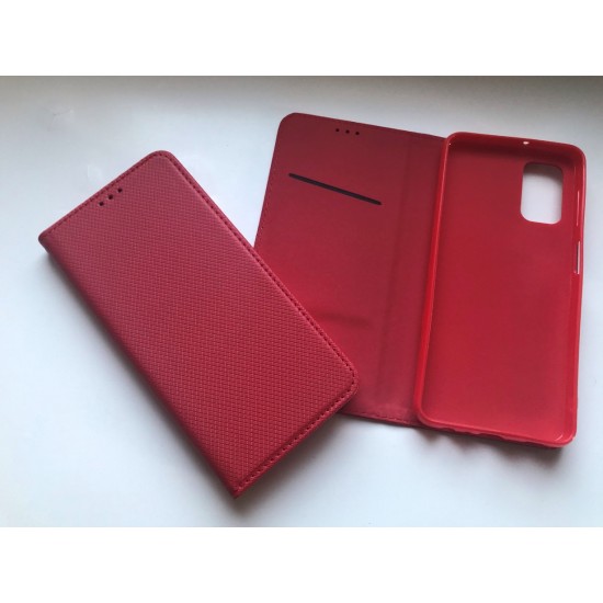 Samsung Galaxy A32 5G dėklas knygutė, raudonas