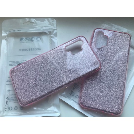 Samsung Galaxy A32 4G dėklas nugarėlė Shine, rausvas