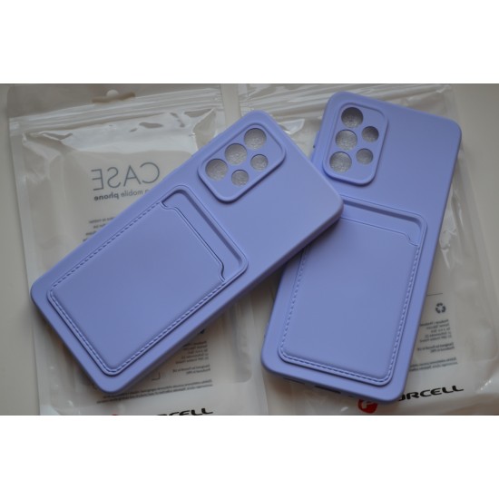 Samsung Galaxy A33 5G dėklas nugarėlė Card Case, violetinis