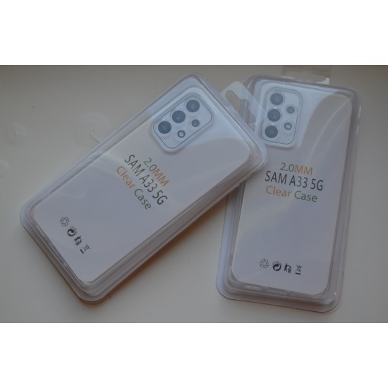 Samsung Galaxy A33 5G silikoninis bespalvis dėklas 2mm.