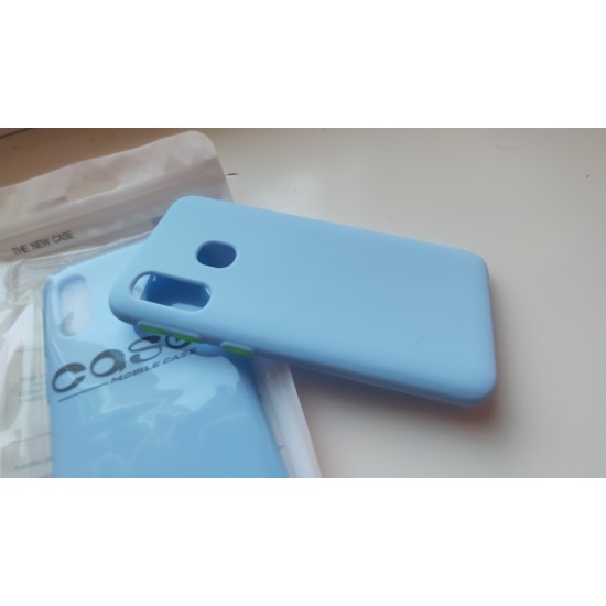 Samsung Galaxy A40 dėklas Crazy Colors, melsvas