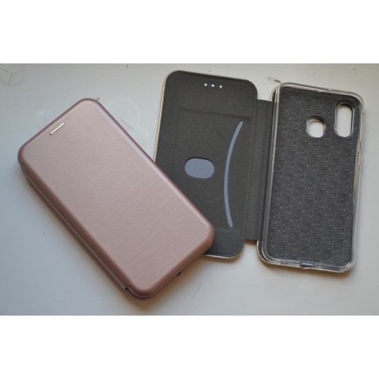 Samsung Galaxy A40 dėklas knygutė Diva, rausvas