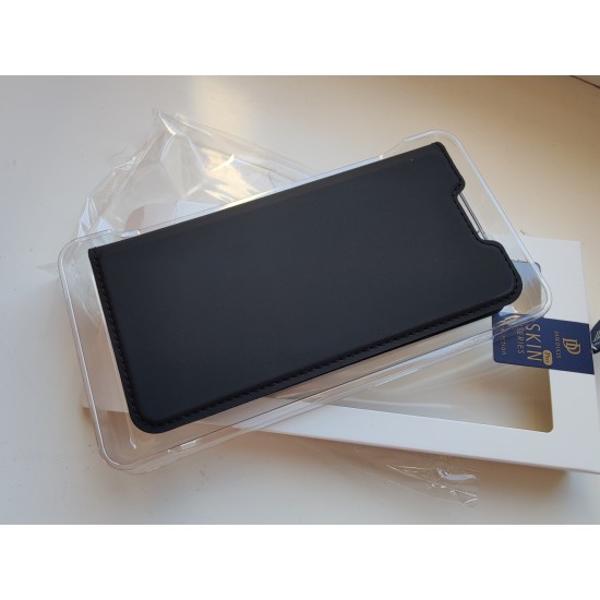 Samsung Galaxy A40 dėklas knygutė Dux Ducis, juodas