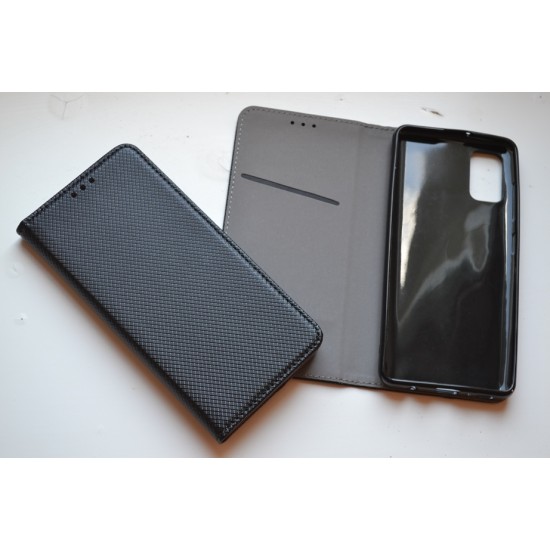 Samsung Galaxy A41 dėklas knygutė Magnet Book, juodas