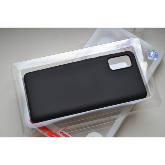 Samsung Galaxy A41 silikoninis dėklas X-Level, juodas