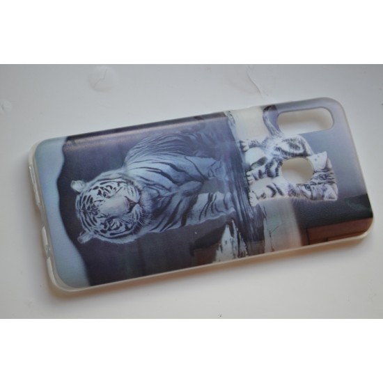 Samsung Galaxy A20 / A30 silikoninis dėklas nugarėlė Tiger