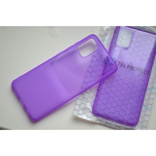 Samsung Galaxy A51 dėklas nugarėlė, violetinis