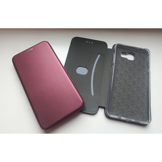 Samsung Galaxy A5 (2016) dėklas knygutė Diva, bordo