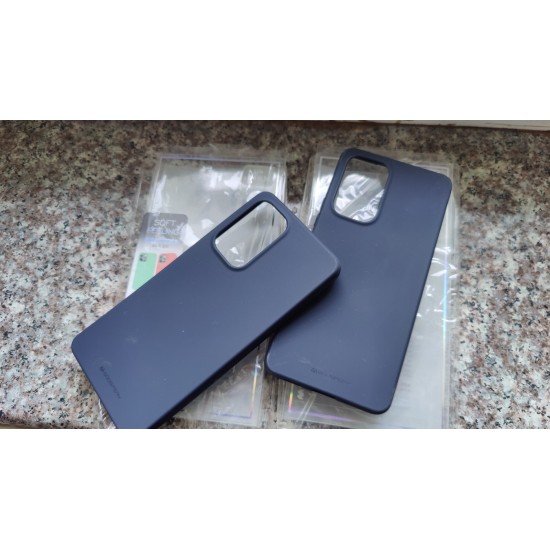 Samsung Galaxy A53 5G dėklas nugarėlė Goospery Soft, mėlynas
