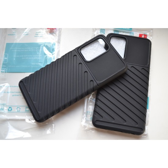 Samsung Galaxy A53 5G silikoninis dėklas Thunder, juodas