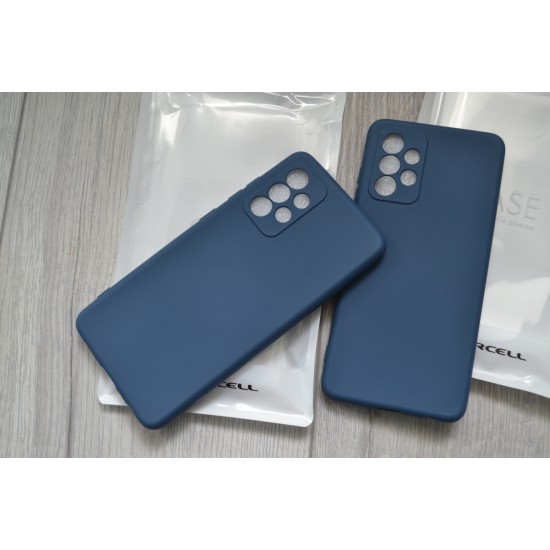 Samsung Galaxy A52 / A52s silikoninis dėklas, matinis melsvas