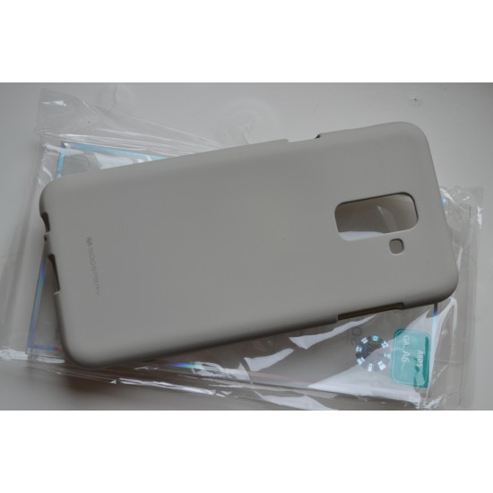 Samsung Galaxy A6+ Plus silikoninis dėklas Mercury Soft Feeling, stone