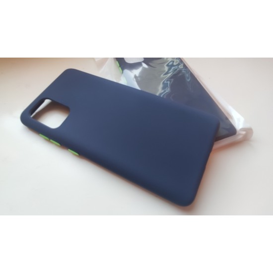 Samsung Galaxy A71 dėklas Crazy Colors, mėlynas
