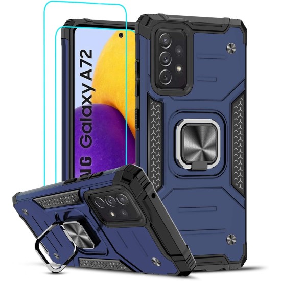 Samsung Galaxy A72 dėklas nugarėlė LeYi + 2vnt apsauginiai stikliukai