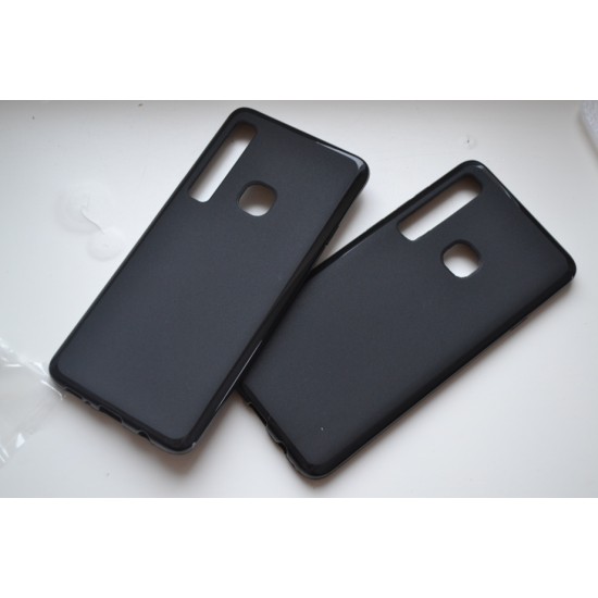Samsung Galaxy A9 2018 silikoninis dėklas, matinis juodas