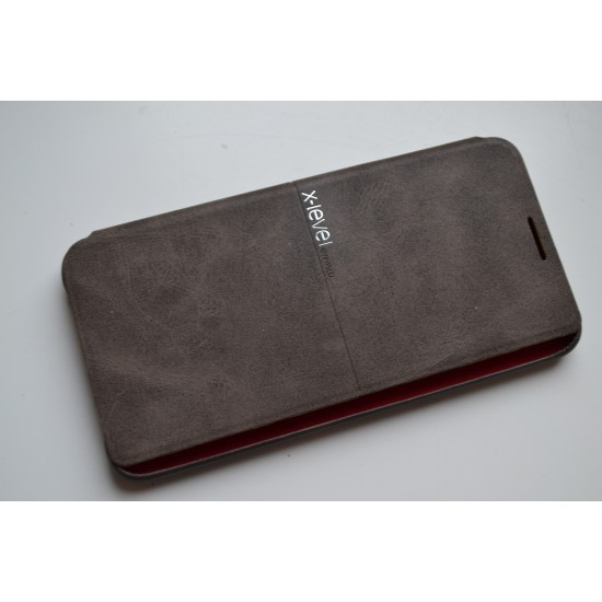 Samsung Galaxy S6 Edge+ Plus dėklas X-Level Vintage, rudas