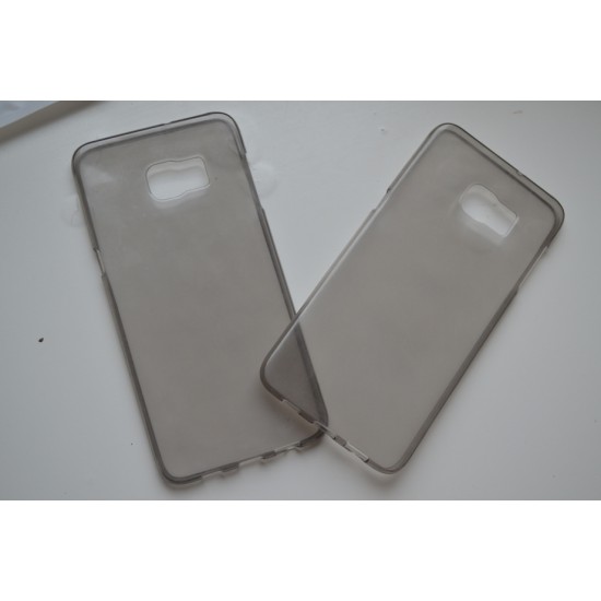 Samsung Galaxy S6 Edge+ Plus plonas silikoninis dėklas, pilkas