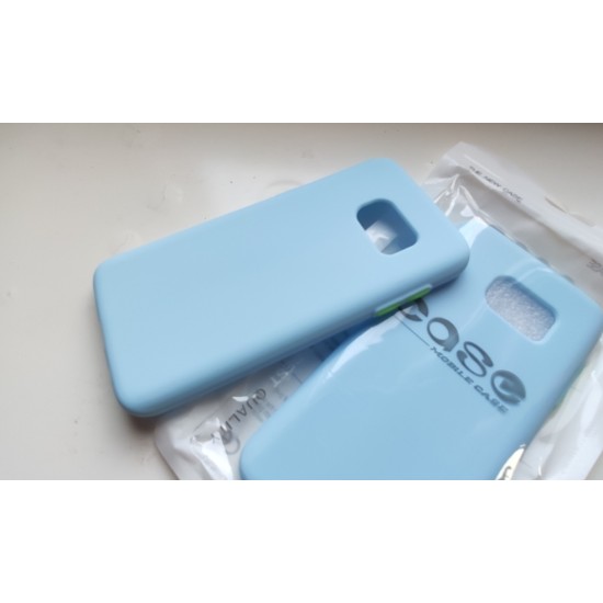 Samsung Galaxy S7 dėklas Crazy Colors, melsvas