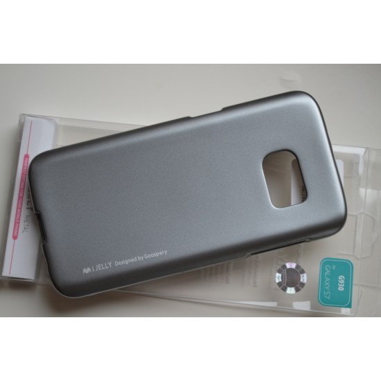 Samsung Galaxy S7 dėklas, Mercury I-Jelly Case, grey
