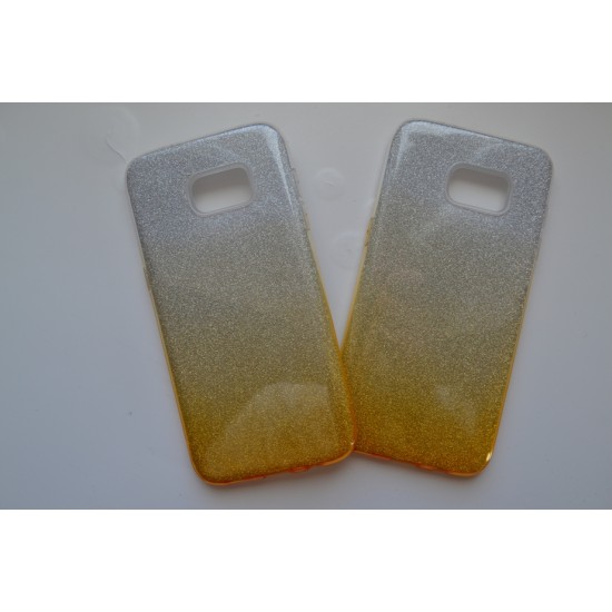 Samsung Galaxy S7 dvispalvis dėklas Bling, gold