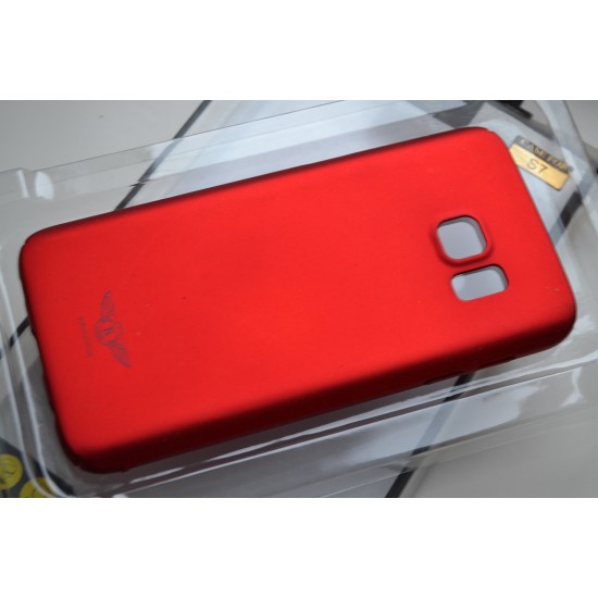 Samsung Galaxy S7 plastikinis dėklas nugarėlė, raudonas