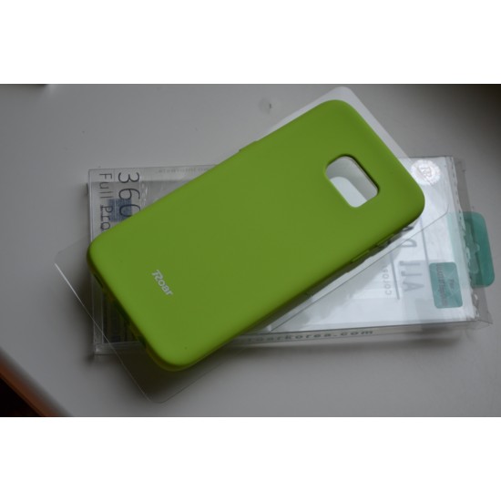 Samsung Galaxy S7 Edge dėklas, Roar Jelly Case, lime