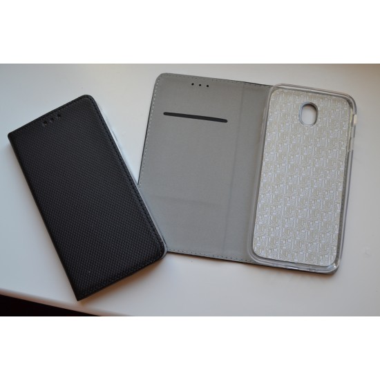 Samsung Galaxy J5 2017 dėklas knygutė Magnet Book, juodas