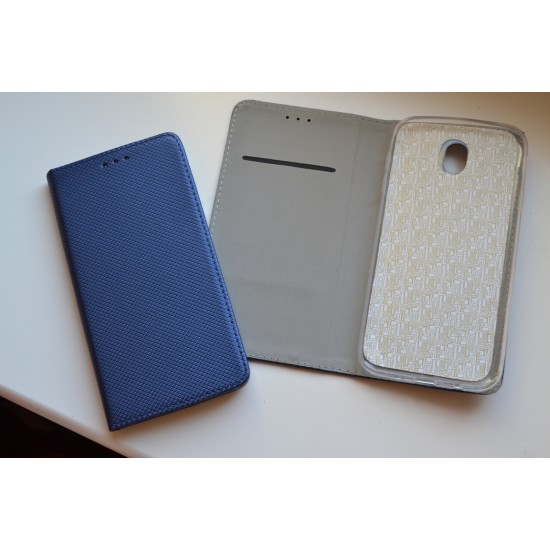 Samsung Galaxy J5 2017 dėklas knygutė Magnet Book, mėlynas