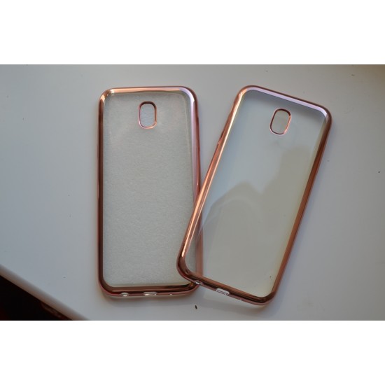 Samsung Galaxy J5 (2017) silikoninis dėklas, rose gold
