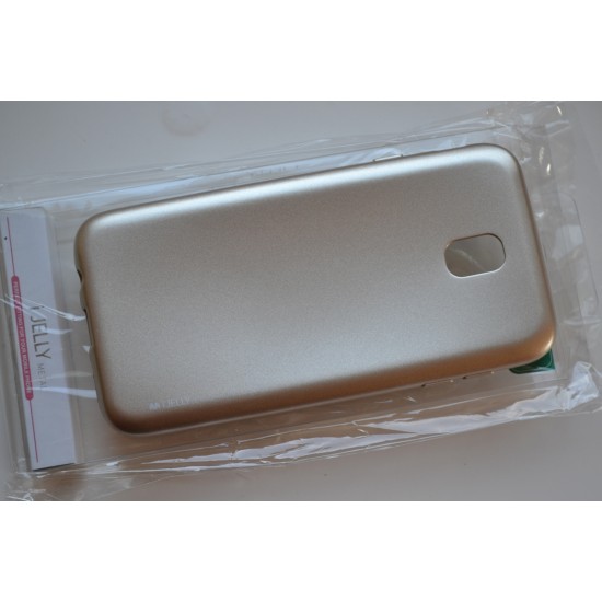 Samsung Galaxy J7 (2017) dėklas Goospery I-Jelly, gold