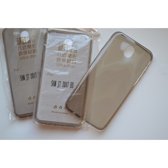 Samsung Galaxy J7 (2017) dėklas Ultra Slim, pilkas