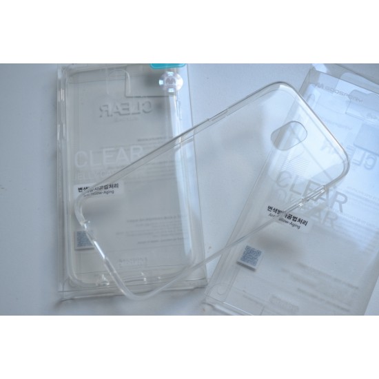 Samsung Galaxy J7 (2017) silikoninis dėklas Goospery, clear