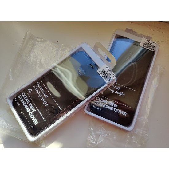 Samsung Galaxy J6+ Plus dėklas knygutė Mirror Case