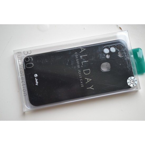 Samsung Galaxy M31 silikoninis dėklas Jelly, juodas