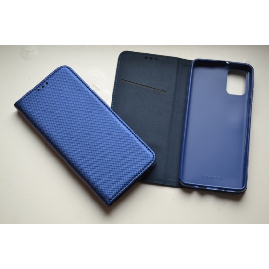 Samsung Galaxy M31s dėklas knygutė Magnet Book, mėlynas