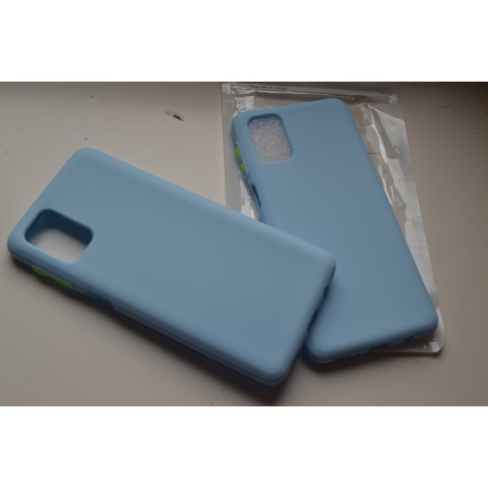 Samsung Galaxy M31s dėklas nugarėlė Crazy Colors, melsvas
