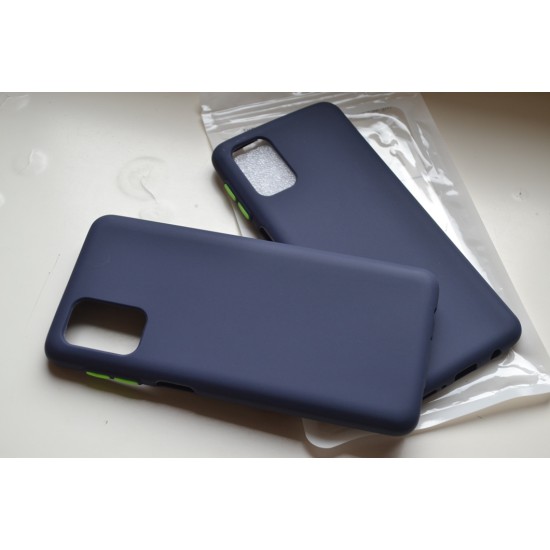 Samsung Galaxy M31s dėklas nugarėlė Crazy Colors, mėlynas