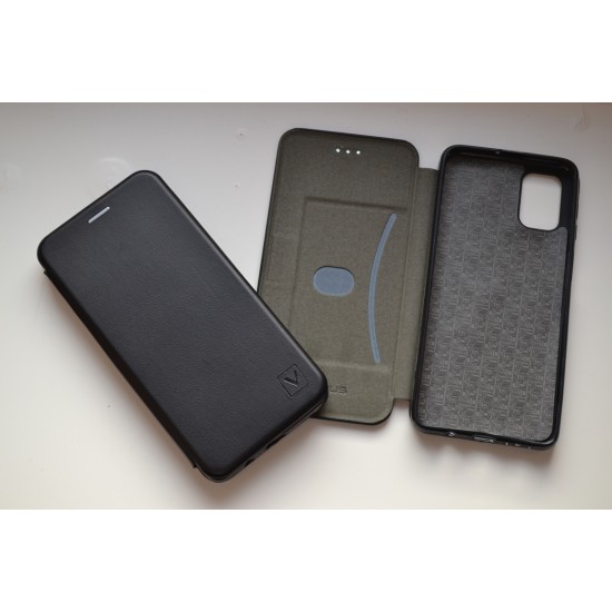 Samsung Galaxy M51 dėklas knygutė Diva, juodas
