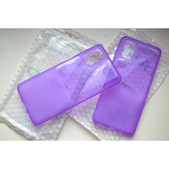 Samsung Galaxy M51 dėklas nugarėlė, violetinis