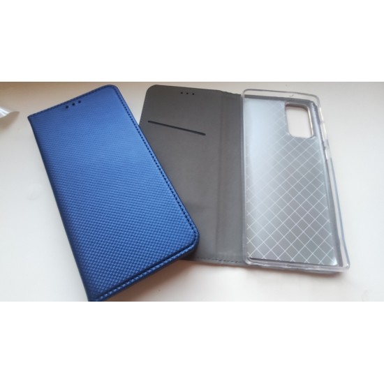 Samsung Galaxy Note 20 dėklas knygutė Magnet Book, mėlynas