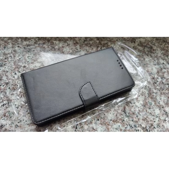 Samsung Galaxy S10+ Plus dėklas knygutė Classic, juodas