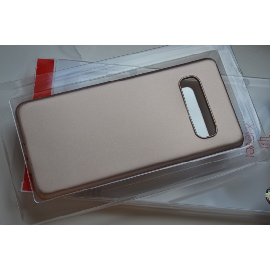 Samsung Galaxy S10+ Plus dėklas nugarėlė X-Level Guardian, gold
