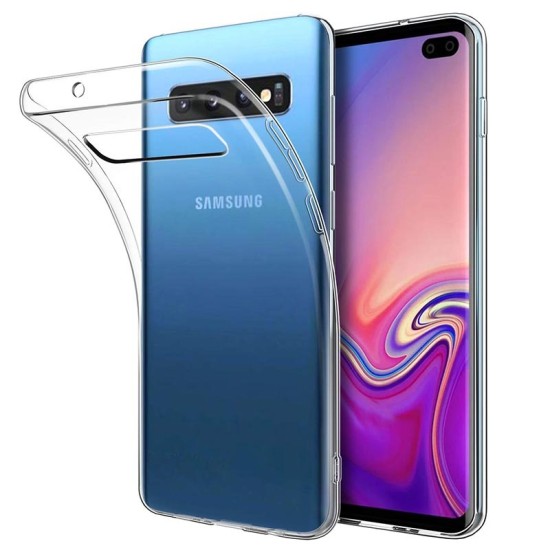 Samsung Galaxy S10+ Plus silikoninis bespalvis dėklas nugarėlė
