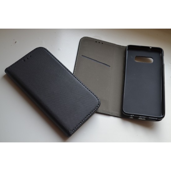 Samsung Galaxy S10e dėklas knygutė Magnet Book, juodas