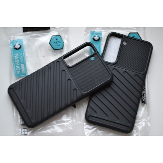 Samsung Galaxy S22 5G silikoninis dėklas Thunder, juodas