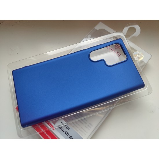 Samsung Galaxy S22 Ultra 5G dėklas nugarėlė X-Level, mėlynas