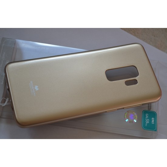Samsung Galaxy S9+ Plus dėklas Goospery Jelly Case, gold