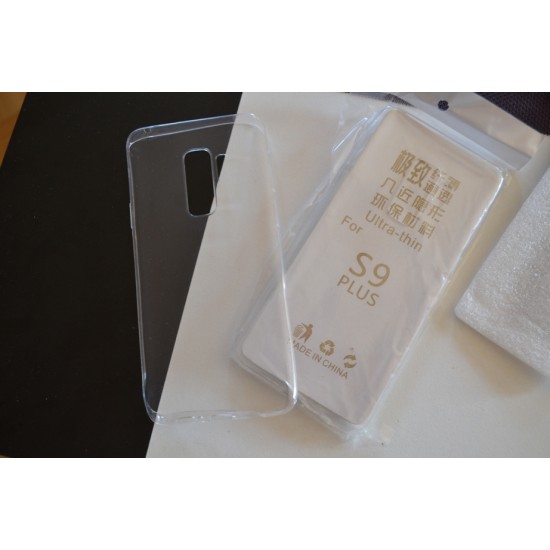 Samsung Galaxy S9+ Plus silikoninis dėklas Ultra Slim, bespalvis