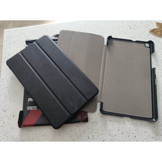 Samsung Galaxy Tab A 8.0 2019 atverčiamas dėklas knygutė, juodas